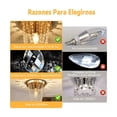 thumbnail image 2 of Lámpara De Techo Moderna Con Colgantes Cristal De Lujoso Led transparente, 2 of 4