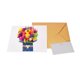 thumbnail image 3 of Tarjeta de felicitación 3D desplegable con diseño de ramo de flores | Tarjeta de pie para cumpleaños, aniversarios y bodas, 3 of 8