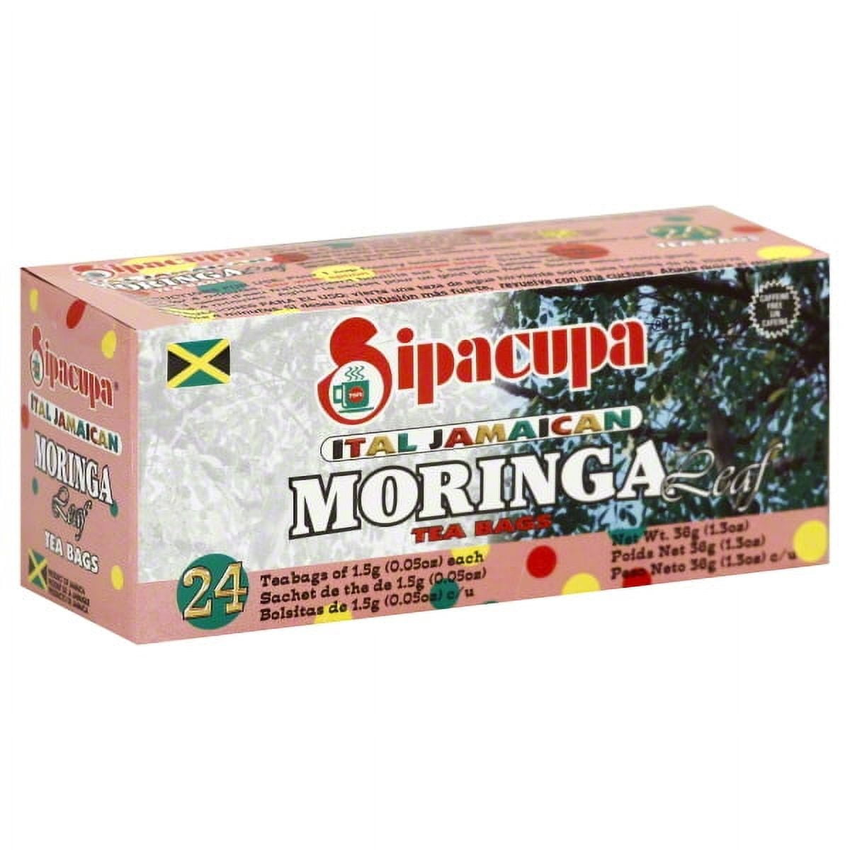 (3 pack) Perishables Jamaica Tops Sipacupa Ital Jamaican Tea, 24 ea