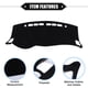 thumbnail image 4 of Alfombrilla para salpicadero Unique Bargains para Nissan Sentra 2013-2019 color negro 134x49cm, 4 of 7