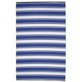 thumbnail image 1 of Erbanica 5' x 8' Indoor Outdoor Blue Band Reversible Plastic Rug, 1 of 5