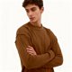 thumbnail image 5 of pstuiky camisas de manga larga para hombre, Sudadera deportiva holgada informal de color liso para hombre, blusa tipo jersey de manga larga con cuello redondo camisetas de hombre s, 5 of 6