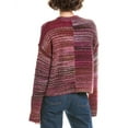 thumbnail image 2 of Madewell womens  Arnos Texture Wool & Alpaca-Blend Pullover, m, Purple, 2 of 3