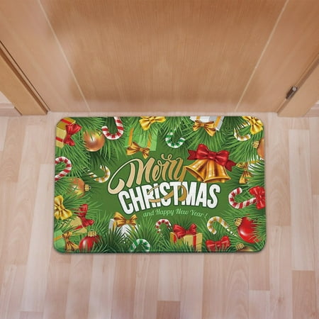 

Dezsed Christmas Decorations Clearance Christmas Cartoon Home Door Mat Absorbent Mat Living Room Kitchen Floor Mat Multicolour F