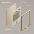 thumbnail image 4 of PixonSign 4 PCS Wilderness Plant Poster Set Geometric Square Duotone Plants Prints Flower Framed Wall Art Floral Botanical Nature Artwork Rustic Decor for Bedroom, Office - 8"x10" Natural, 4 of 5