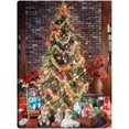 thumbnail image 1 of Cuadro Decorativo - Guirnalda de árbol de Navidad Jr Impresión en canvas, estrechado., 1 of 2