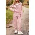 thumbnail image 2 of Conjunto de Dos Piezas para Mujer PRETTYGARDEN Chaqueta Camisa Rosa Talla S, 2 of 8