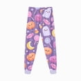 thumbnail image 6 of NOLDARES Toddler Baby Girl Halloween Pajamas Pumpkin Long Sleeve Top Pants Kids Sleepwear Pjs, 6 of 8
