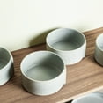 thumbnail image 5 of Stone Lain Bao 4-Piece Bowl Set Stoneware, Blue-Grey, 5 of 6