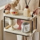 thumbnail image 5 of Soporte acrílico de 2 niveles para tazas de café, expositor de tazas, organizador de tazas, estante para tazas, organizador de barra de café, estante para tazas, para gabinete, cocina y hogar., 5 of 6