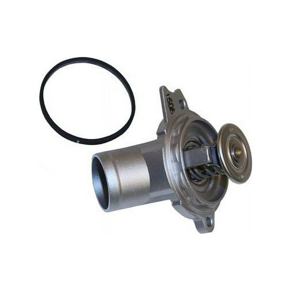 Engine Coolant Thermostat Housing Assembly - Compatible with 2000 - 2003 Mercedes-Benz ML55 AMG 5.5L V8 2001 2002