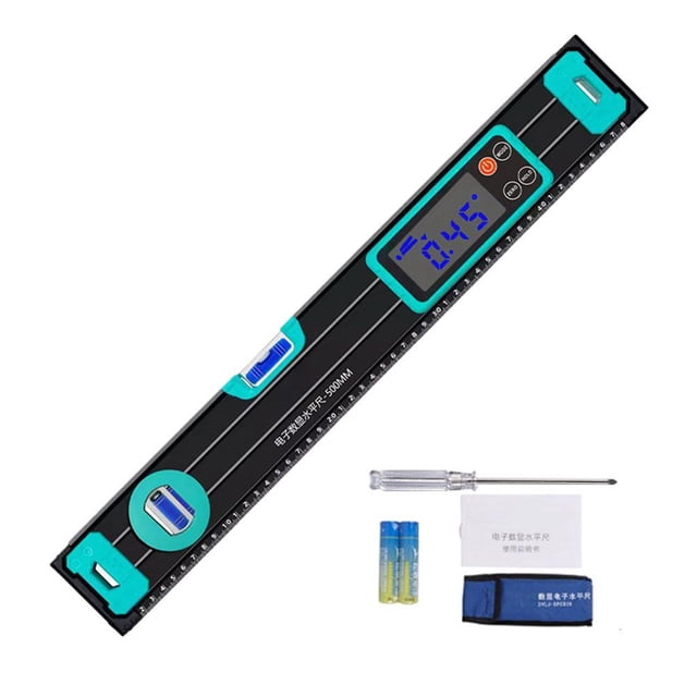 Digital Level Magnetic - Smart Level with Slope Percentage, Bottom Magnetic Lev-el Digital Measurements for Precision Scale,