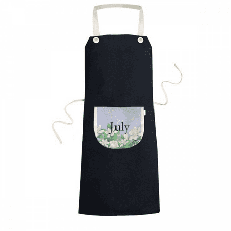 

Qinxiang Gardenia July Design Pattern Apron Bib Sarong Cooking Baking Kitchen Pocket Pinafore