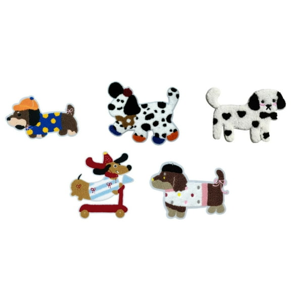 Dachshund Appliques Dog Patches for Handmade Headband Craft Project Hairclip Bag Shirt Sewing Garment Clothes Decoration
