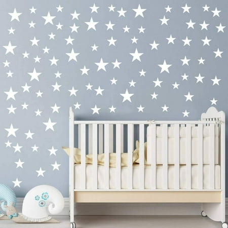 Multi Size Stars Pattern Diy Wall Stickers Wall Decal Removable