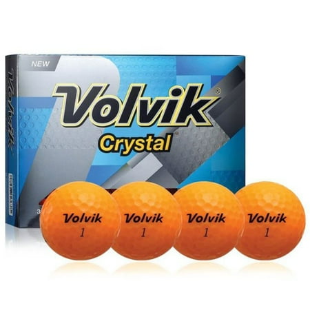 - Volvik 2018 Crystal Golf Balls, Orange, Prior Generation, 12 Pack