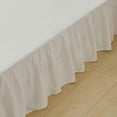 thumbnail image 3 of Bed Skirt Queen Size Ruffled Bed Skirt with Split Corners, Queen Bed Skirts 16 Inch Drop with Platform, White, 16'' Queen, 3 of 7