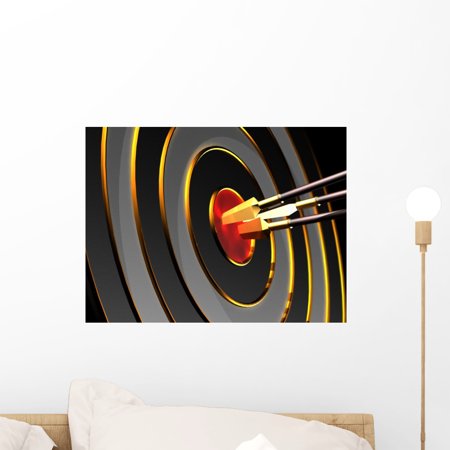 Arrows and Target Iv Wall Mural by Wallmonkeys Peel and Stick Graphic (18 in W x 14 in H) WM261217