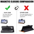 thumbnail image 3 of for Samsung Galaxy A32 4G (Not 5G) Wallet Case,Mandala Embossing PU Leather Girls Case with Credit Card Holder & Hand Strap Flip Folio Closure Cover for Samsung Galaxy A32 4G MTL Black, 3 of 15