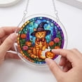 thumbnail image 7 of Halloween Sun Catcher for Window Hanging, 8 Styles Stained Glass Acrylic Puzzle Suncatcher for Windows Wall Car, Spooky House Warming Gift for Family Friends by MPOISVA, 7 of 7