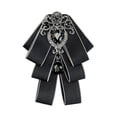 thumbnail image 2 of Aufmer Adjustable Strap Male Formal Bowtie Classic Solid Tone Design Comfortable Fit Structure For Groom Team Wedding Formal Dress Accessory Use, 2 of 6