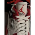 thumbnail image 4 of Ni - ke Mens Ni - ke Air Jordan 4 Retro Fire Red 2020 Sneakers DC7770-160 Size 12 NWB, 4 of 5