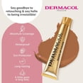 thumbnail image 4 of Dermacol - Base de maquillaje mate de cobertura total con FPS 30, resistente al agua, para piel grasa, acné y bolsas bajo los ojos, maquillaje de larga duración, 30 g - Tono 229, 4 of 9