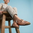 thumbnail image 5 of Cushionaire Lane Boys and Girls Sandals, Comfortable Cork Footbed Slide Sandals with Adjustable Straps and Supportive Cushioned Design - Kids Summer Sandals, 5 of 13