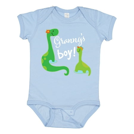 

Inktastic Granny Boy Grandson Dinosaur Gift Baby Boy Bodysuit