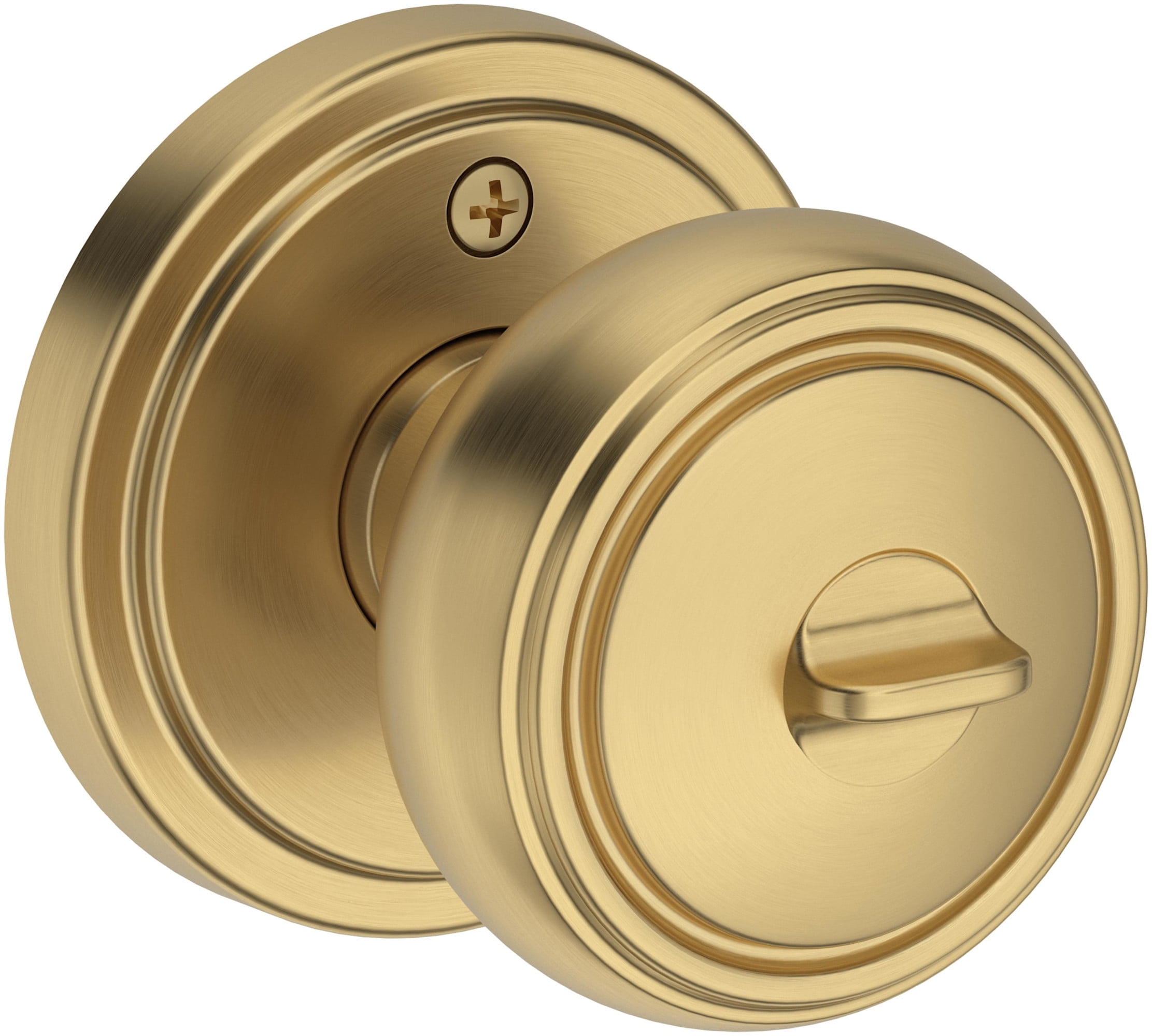 Baldwin ENBRESRR190SMC Bremerton Single Cylinder Keyed Entry Door Knob Set - Black
