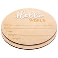thumbnail image 1 of 2 pcs Baby Birth Announcement Signs Baby Name Sign Newborn Announcement Sign for Hospital, 1 of 6