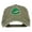 Olive Green, variant on St Patrick's Day Hat Patched Washed Cap - Dk Green OSFM