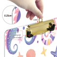thumbnail image 3 of Acrylic Writing Board Silver12.5*9 Inch Clipboards Transparent Acrylic Material Suitable For Office Classroom Teachers Fashion Bloggers Stationery Enthusiasts Colored Seahorse, 3 of 9