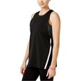 thumbnail image 2 of Jessica Simpson Womens The Warmup Layered Tank Top, Black, Juniors, Small, 2 of 2
