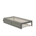 thumbnail image 4 of Colorado Twin Bed with USB Turbo Charger and Twin Trundle in Grey, 4 of 6
