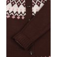 thumbnail image 3 of Cardigans for Women Fair Isle Sweaters Button Down Long Sleeve Open Front Fall Sweaters Knit Cardigans S-XL Alsol Lamesa, 3 of 5