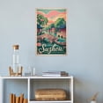 thumbnail image 4 of Vintage Suzhou Cityscape Retro Chinese Tourism with Historic Architecture & Culture Canvas Poster, 4 of 8