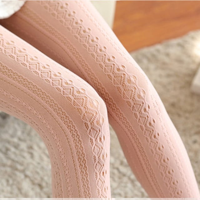 Zmoon Bas Rétro en Dentelle Sculptée pour Femmes Collants Chaussettes Creuses