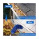 thumbnail image 3 of Gutter Cleaning Brush Roofing Tool with Telescopic Extendable Pole 8.2Ft Guard Cleaner Tool Easy Remove Leave, blue, 3 of 5