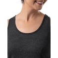 thumbnail image 5 of Time and Tru Women's Slub T-Shirts and Tank Top, 3-Pack, 5 of 18