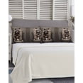 thumbnail image 5 of Bathroom Raccoon Pillow Covers King Size, Toilet Animals Vintage Soft Bed Throw Pillowcases Breathable Cooling Long Lumbar Body Pillow Sham Cover for Bed Sofa 20''x40'', 5 of 7