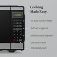 thumbnail image 6 of Compact Farberware 0.9 Cu. Ft. Black & Stainless Steel Countertop Microwave – 900W Power, Child Lock, Defrost, and Auto Cook Menu Settings, 6 of 6