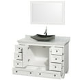 thumbnail image 7 of Wyndham Collection Wcv800048swhcmovm24 48" Free Standing Vanity Set - White, 7 of 7