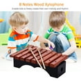 thumbnail image 3 of Labymos Musical Instrument 8 Notes Wood Xylophone Includes 2 Wooden Mallets for Children Kids Educational Music Toys, 3 of 8