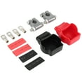 thumbnail image 2 of Battery Terminal Cover Kit, Easy Installation Battery Terminal Top Post Kit Zinc Alloy Excellent Electrical Conductivity  For Boats For Trucks For RVs For Car, 2 of 8
