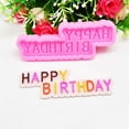 thumbnail image 5 of Tswift Happy Birthday Silicone Cake Mold Fondant Icing Wedding Decoration Diy Baking Tool Food Grade Easy Clean Flexible Mould for Beginners, 1X Cake Mold, 5 of 6