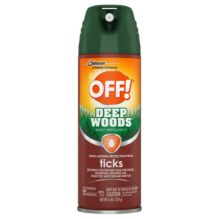 OFF! Deep Woods® Insect Repellent V Ticks Aerosol 6