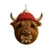 thumbnail image 2 of Adornos Navideños Acrílicos de Animales | Adornos Colgantes Planos de 2 Mm de Grosor con Cordón Dorado | Decoración Compacta y Duradera para Árbol de Navidad de 8 Cm | Multiusos para El Hogar, La Ofi, 2 of 6
