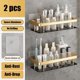 thumbnail image 1 of Bathroom Shelf No Drill Wall Mounted Shampoo Bottle Shower Corner Rack Toilet Storage Rack Aluminum Bathroom Kitchen Accessories, 1 of 7