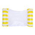 thumbnail image 3 of Hamaca inflable flotante kusrkot para piscina accesorios de vacaciones Rayas Amarillas, 3 of 8
